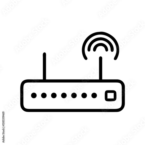 network-switch flat vector
