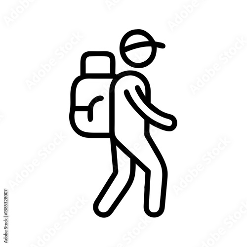 nomad flat vector