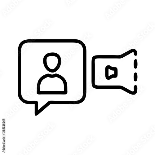 videocall flat vector