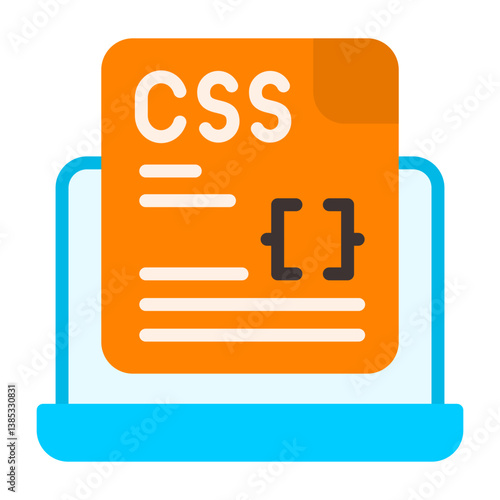 Css File Flat Icon