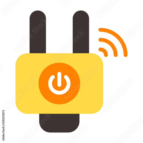 Smart Plug Adapter Flat Icon