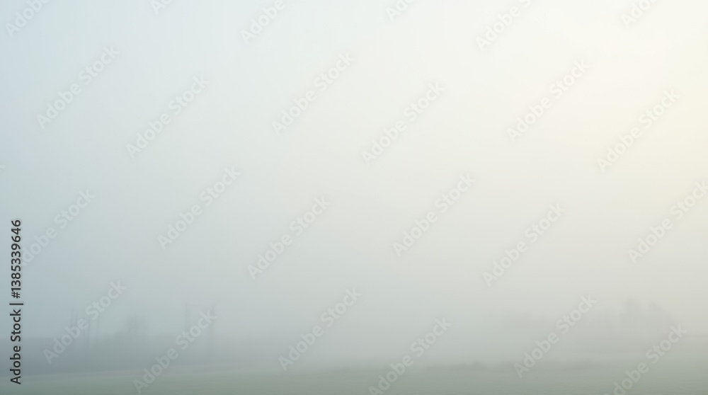 Fototapeta premium Soft light gray foggy background, natural mist, smooth pastel gradient, calm and dreamy outdoor scene