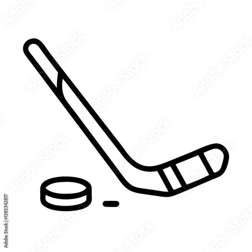 Photography ice-hockey flat vector