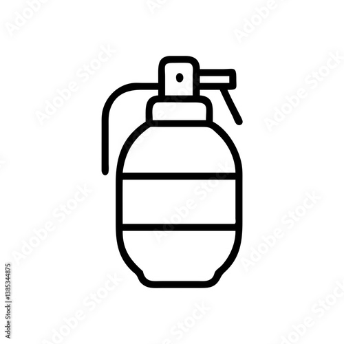 grenade flat vector