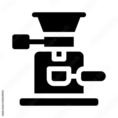 coffee grinder glyph icon