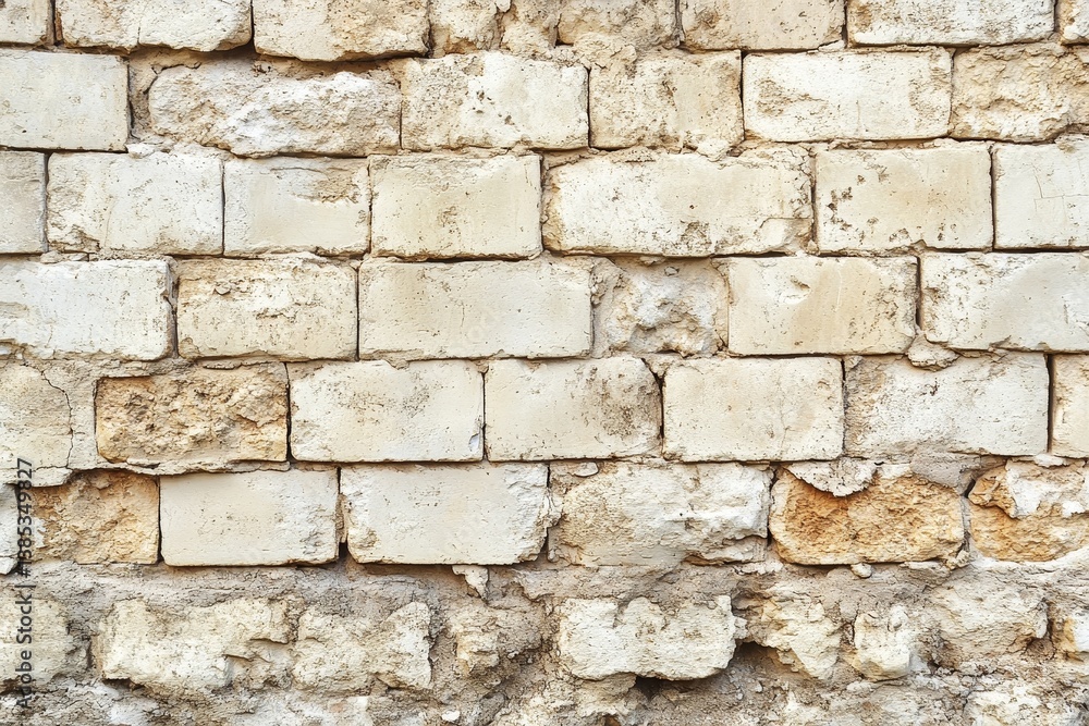 Empty background of wide cream brick wall texture. Beige old brown brick wall concrete or stone textured, wallpaper limestone abstract flooring. Grid uneven interior rock. Home decor design, Empty background of wide cream brick wall texture. Beige old brown brick wall concrete or stone textured, wallpaper limestone abstract flooring. Grid uneven interior rock. Home decor design,