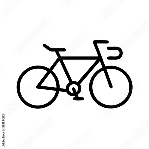 bycicle flat vector
