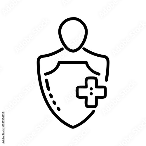protection flat vector