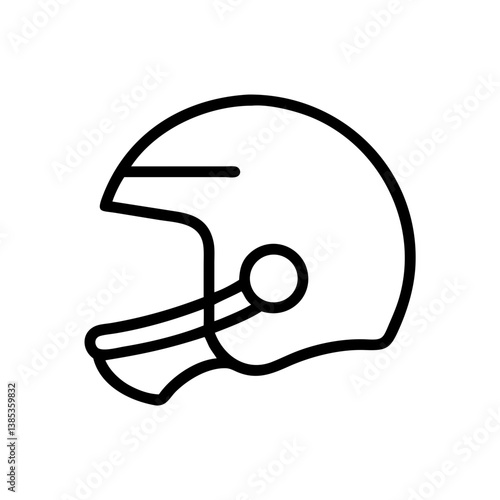 helmet flat vector