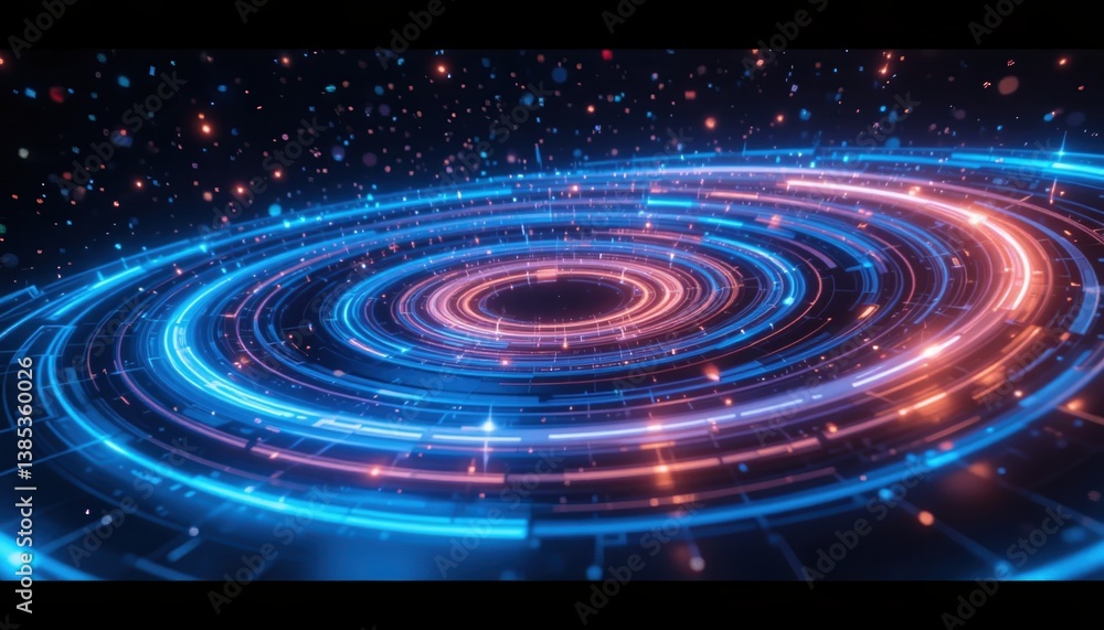 Dynamic cosmic swirls digital space abstract visuals futuristic environment wide angle view energy and motion concept for seo impact Dynamic cosmic swirls digital space abstract visuals futuristic environment wide angle view energy and motion concept for seo impact
