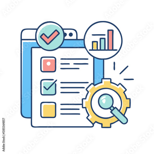  Professional Brand Management Assessment Icon