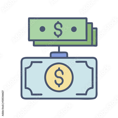  Innovative Business Cash Balance Icon