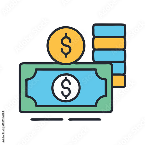  Dynamic Business Cash Reserves Icon