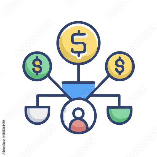  Business Diversification Icon