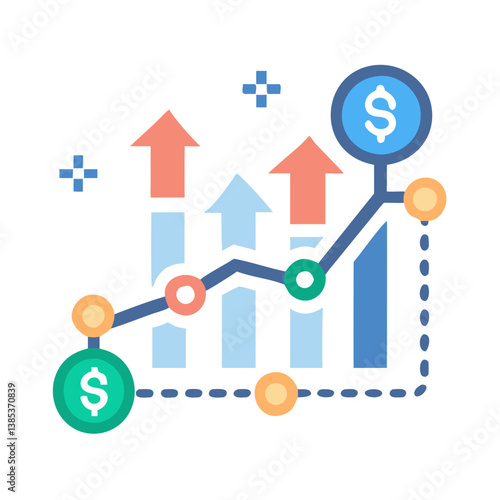  Innovative Business Growth Roadmap Icon