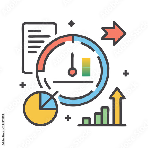  Insightful Business Impact Metrics Icon