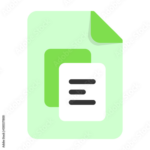 Copy Document Flat Icon