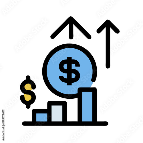  Key Business Investment Icon
