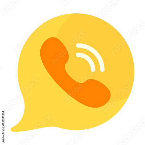 Phone Call Flat Icon