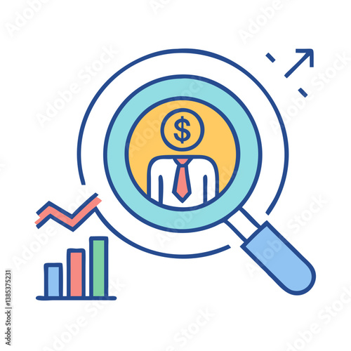  Dynamic Business Opportunity Analysis Icon