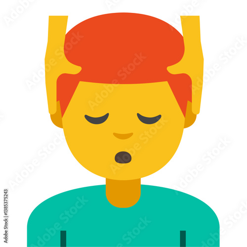 Person Getting Head Massage
