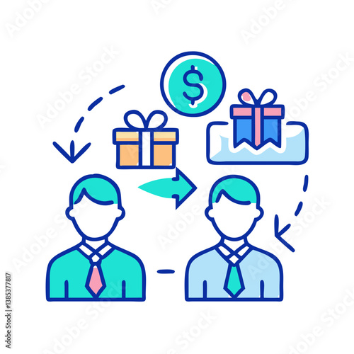  Key Business Referral Program Icon