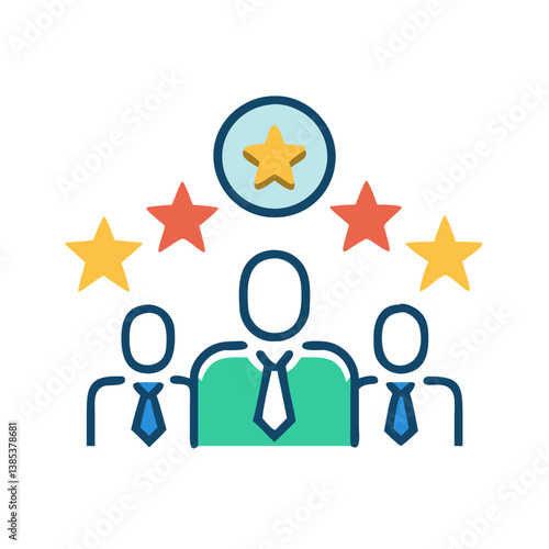  Key Business Reputation Icon