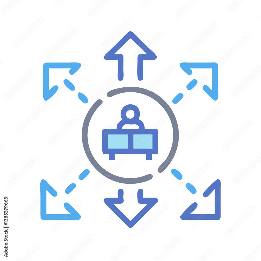 Comprehensive Business Scalability Icon Comprehensive Business Scalability Icon