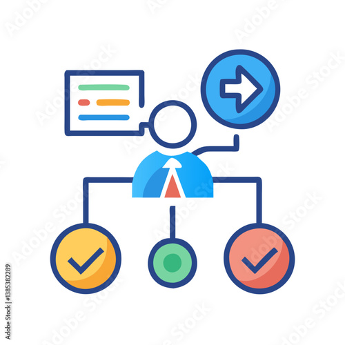 Comprehensive Business Workflow Icon