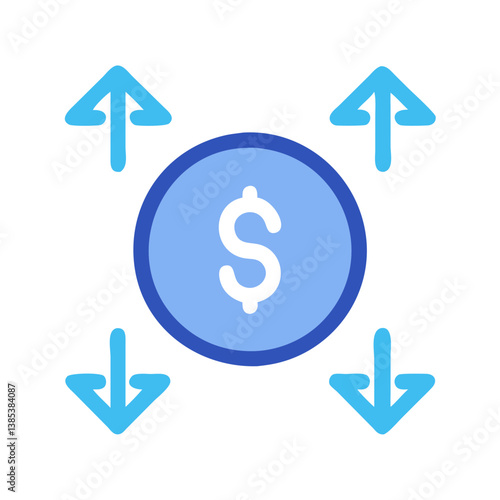 Key Cash Outflow Icon