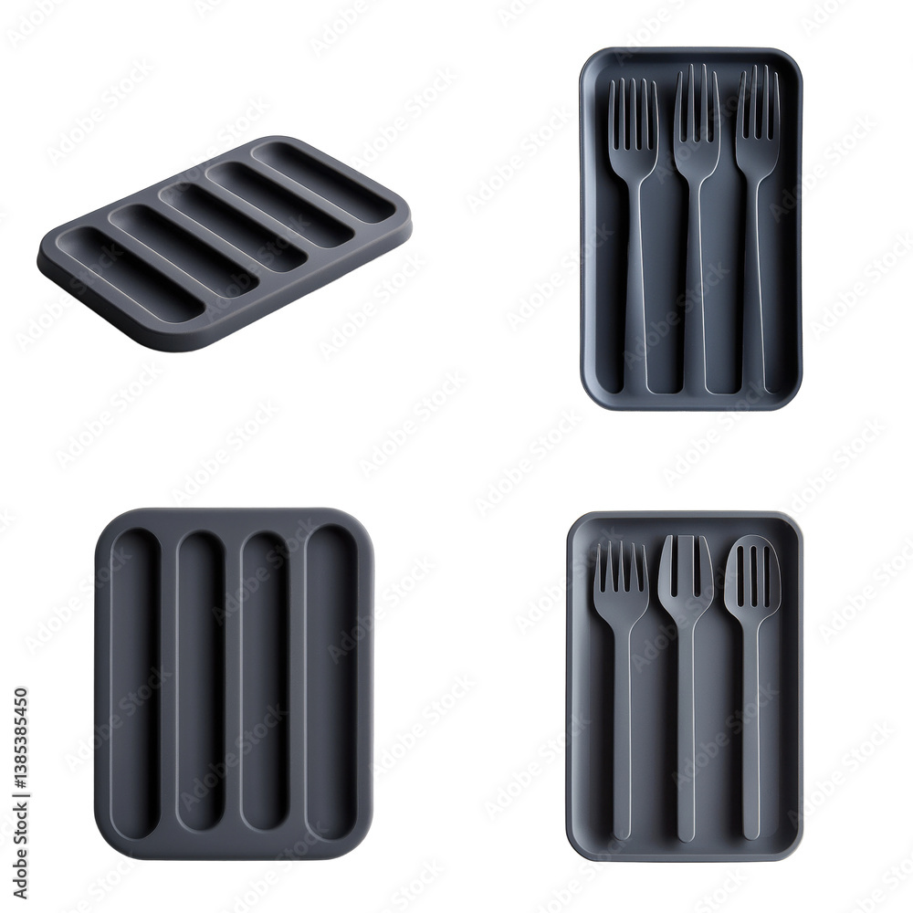 Charcoal Gray Silicone Utensil Rest Charcoal Gray Silicone Utensil Rest