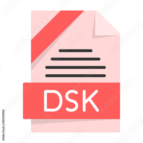 CPL File Format Flat Style Icon