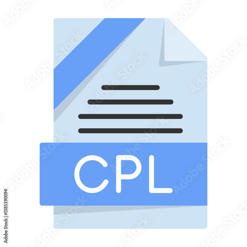 LOG File Format Flat Style Icon