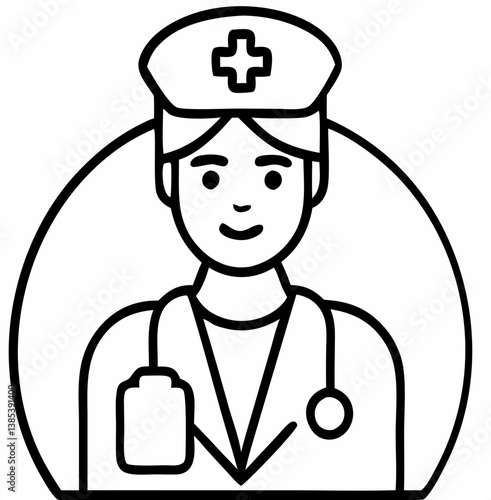 A nurse in hospital