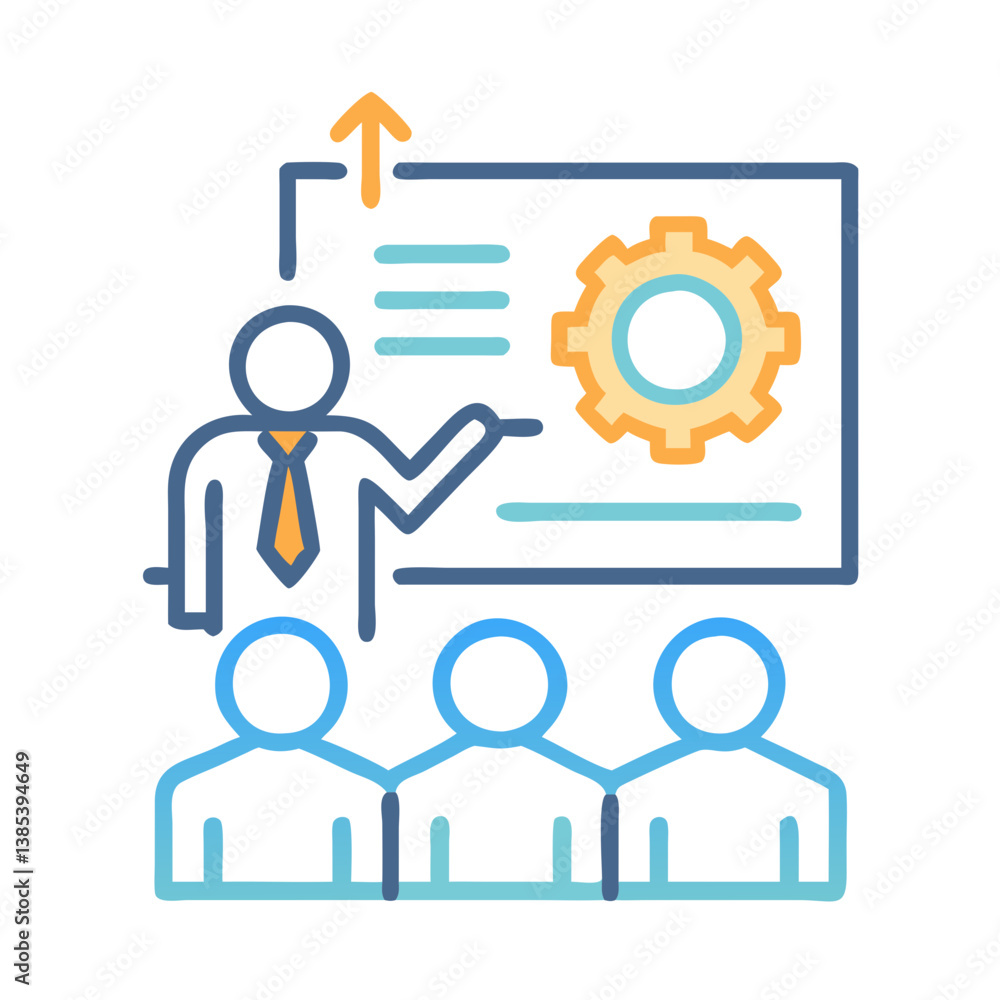 Corporate Training Program Icon Design Corporate Training Program Icon Design