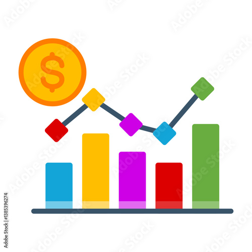 Rising Economy Icon