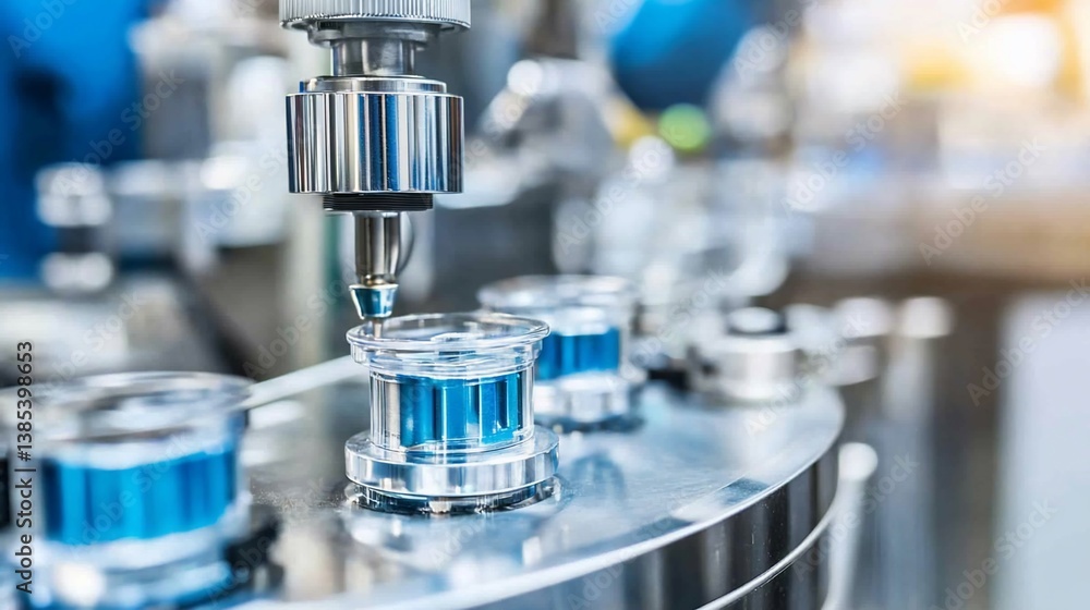 Automated liquid dispensing in a sterile environment Automated liquid dispensing in a sterile environment