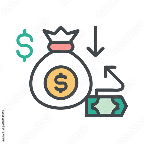 Debt Financing Visual Icon