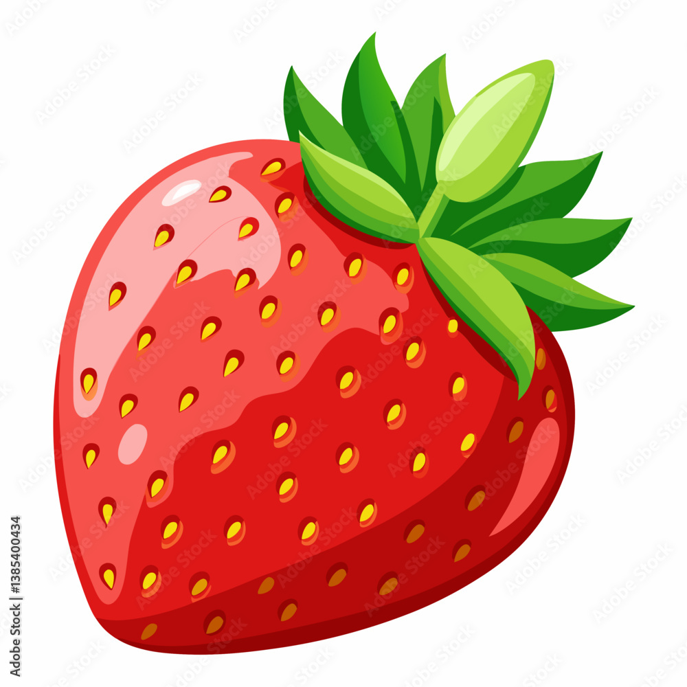 Obraz premium strawberry isolated on white background