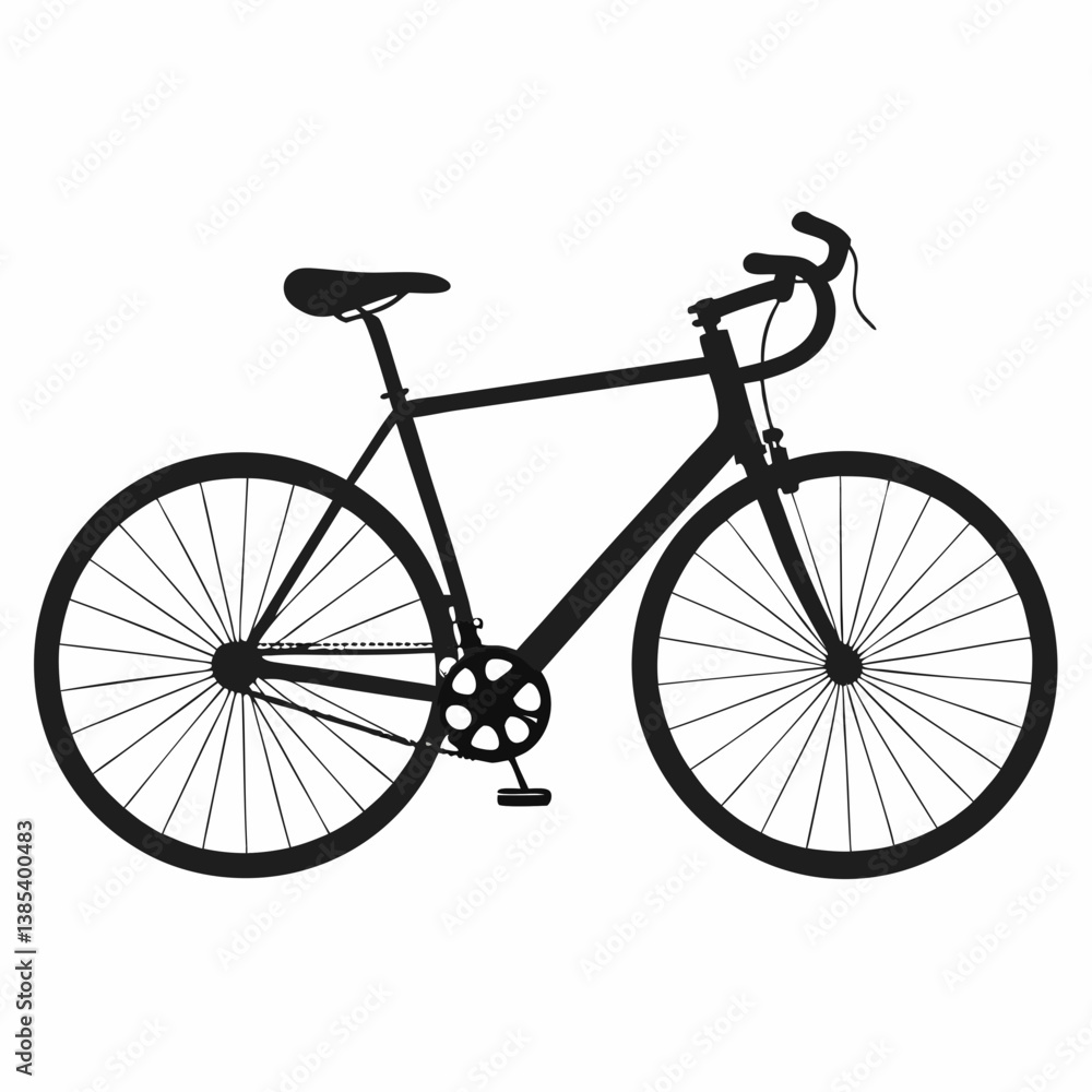 Obraz premium bicycle isolated on white