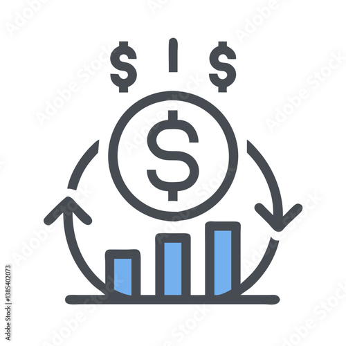  Economic Competitiveness Icon