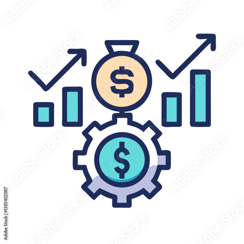 Key Economic Competitiveness Icon