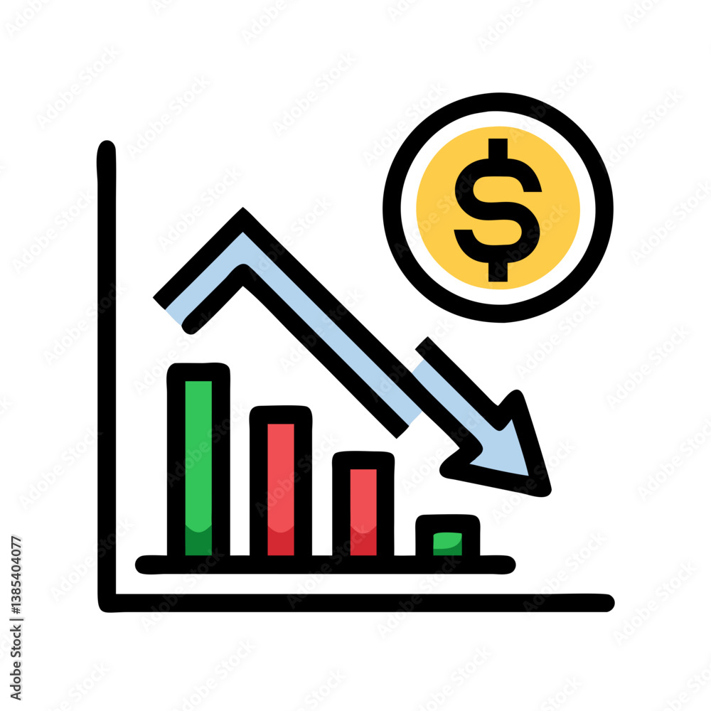 Key Economic Indicator Icon Key Economic Indicator Icon