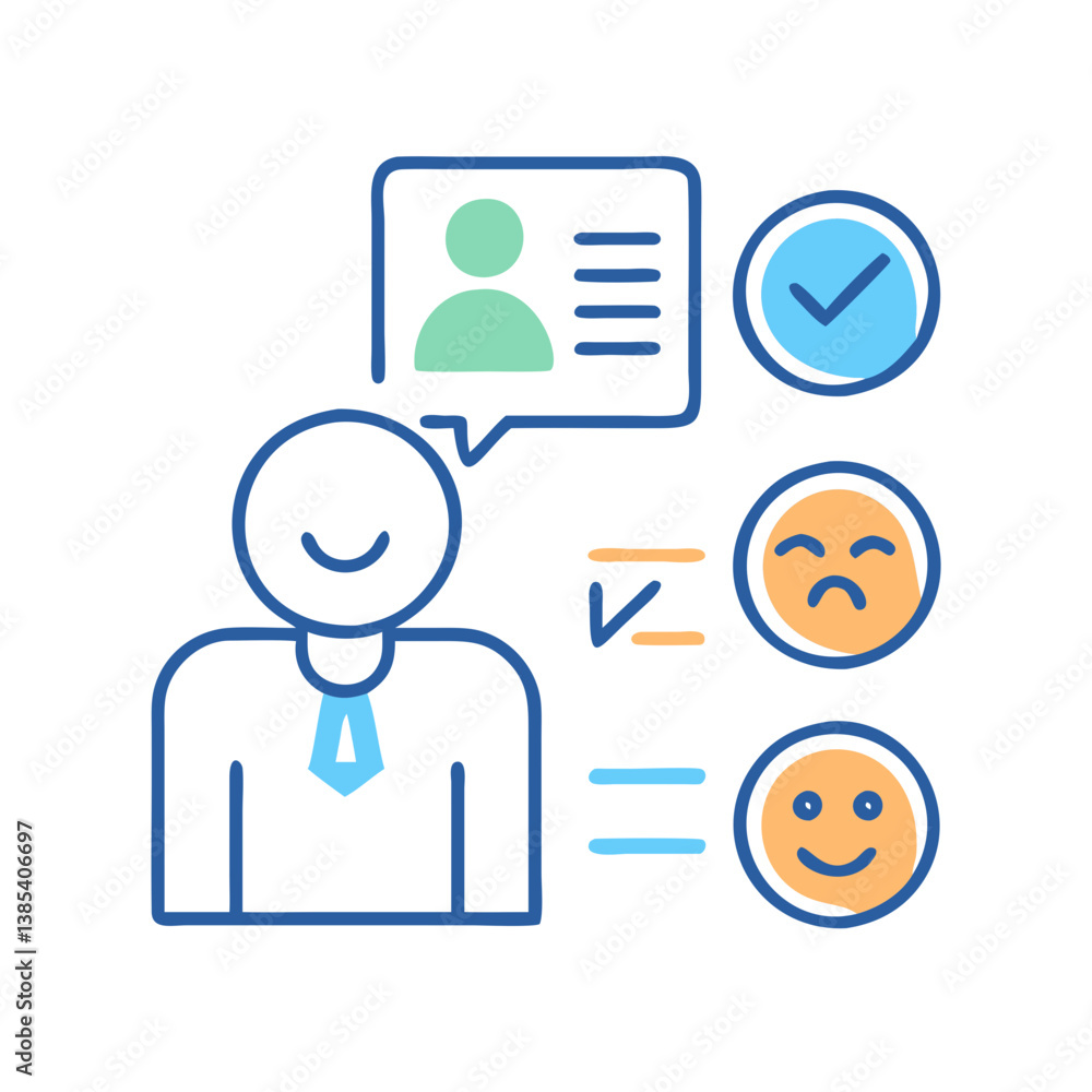 Icon for Employee Satisfaction Measurement Icon for Employee Satisfaction Measurement