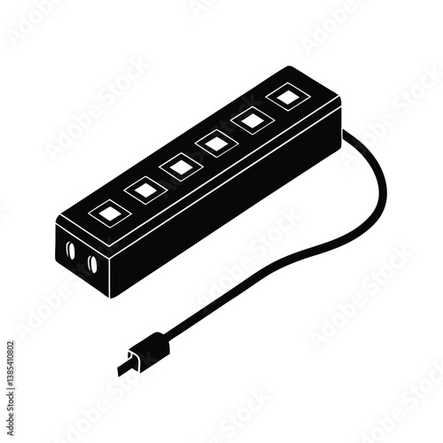 power strip isoleted with white background