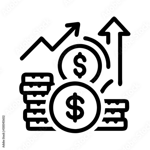  Icon Representing Financial Growth Strategies