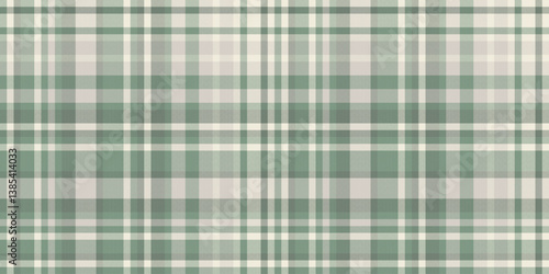 Subtle sage green and cream plaid pattern.  Perfect for textile design, website backgrounds, or crafting projects.  This elegant, seamless texture offers a calming and sophisticated aesthetic.