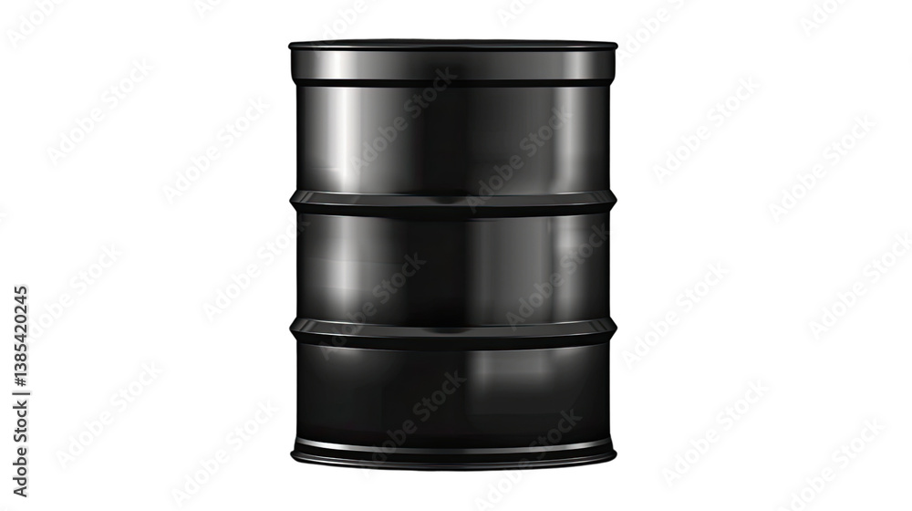 Steel Drum of Industry: A solitary, robust steel drum stands as a symbol of industrial processes. Its stark black exterior signifies strength, containment, and the core elements of industry. Steel Drum of Industry: A solitary, robust steel drum stands as a symbol of industrial processes. Its stark black exterior signifies strength, containment, and the core elements of industry.