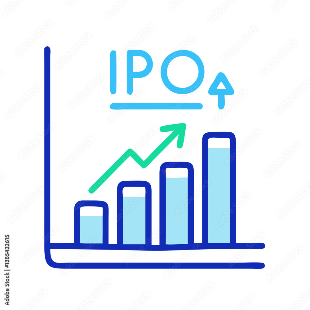 IPO Initial Public Offering Icon IPO Initial Public Offering Icon