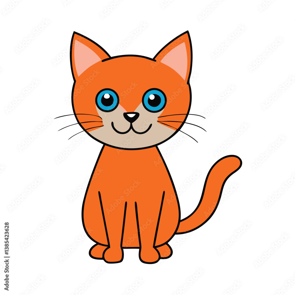 Funny Cat vector art Funny Cat vector art